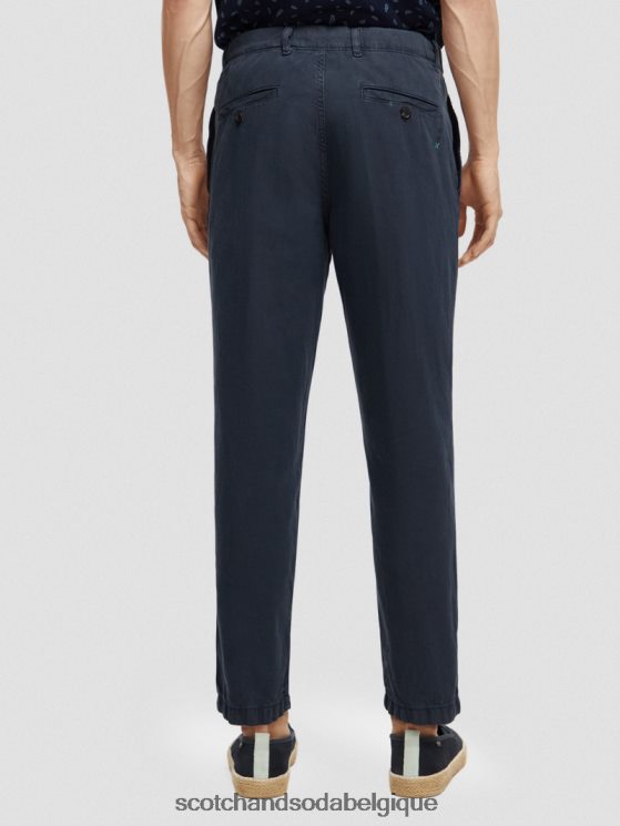vêtements Scotch & Soda le jogger teint en pièce coupe fuselée Regular The Drift- Scotch and Soda femme marine 6BZRBF491