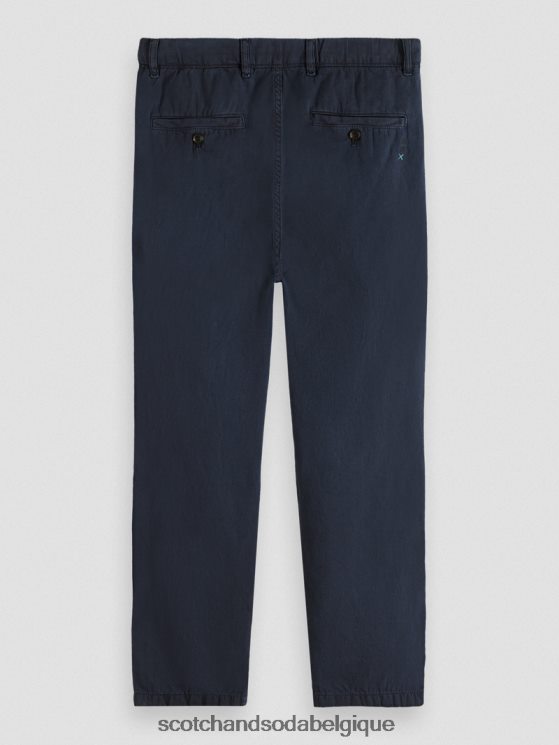 vêtements Scotch & Soda le jogger teint en pièce coupe fuselée Regular The Drift- Scotch and Soda femme marine 6BZRBF491
