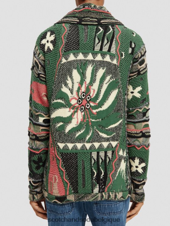 vêtements Scotch & Soda cardigan tricoté- Scotch and Soda outlet combiner un 6BZRBF631