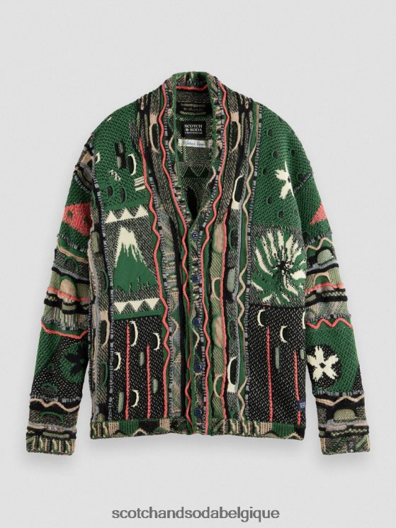 vêtements Scotch & Soda cardigan tricoté- Scotch and Soda outlet combiner un 6BZRBF631