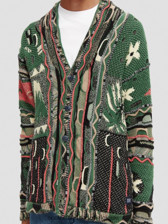 vêtements Scotch & Soda cardigan tricoté- Scotch and Soda outlet combiner un 6BZRBF631