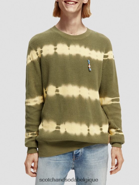 vêtements Scotch & Soda pull biologique tie-dye en grosse maille- Scotch and Soda outlet combinaison c 6BZRBF649