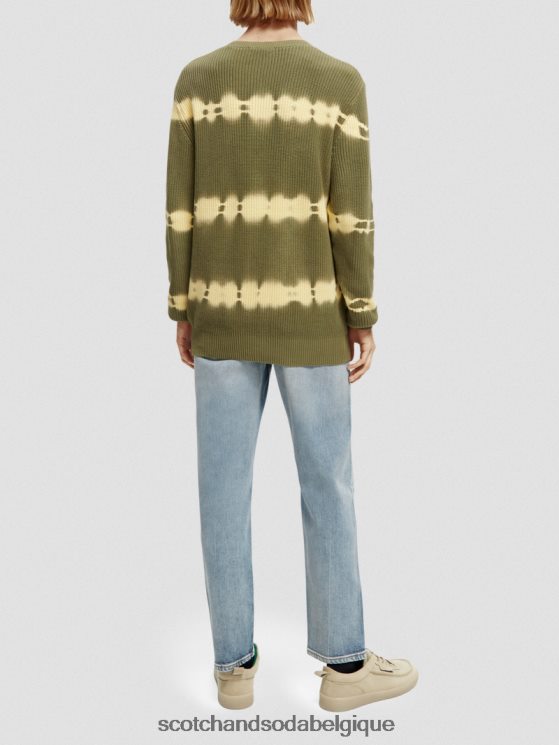 vêtements Scotch & Soda pull biologique tie-dye en grosse maille- Scotch and Soda outlet combinaison c 6BZRBF649