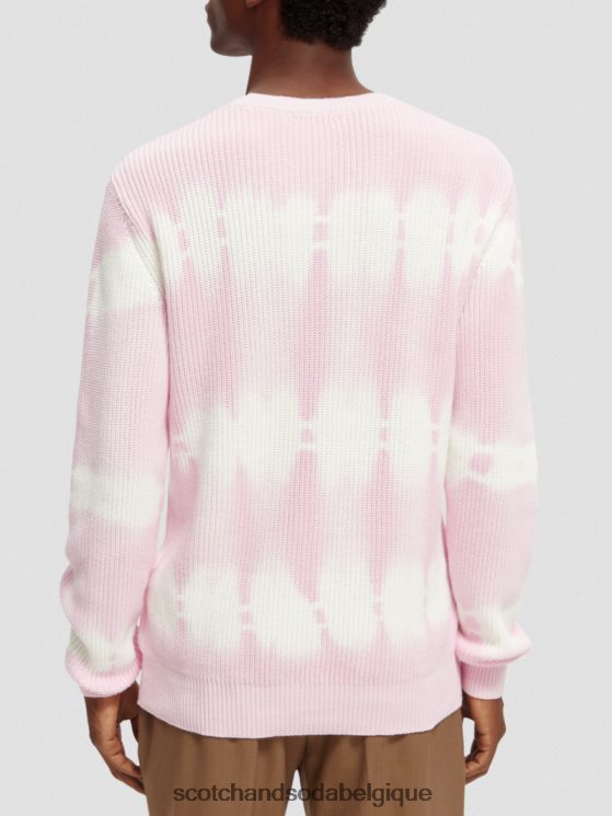 vêtements Scotch & Soda pull biologique tie-dye en grosse maille- Scotch and Soda parfum combo b 6BZRBF646