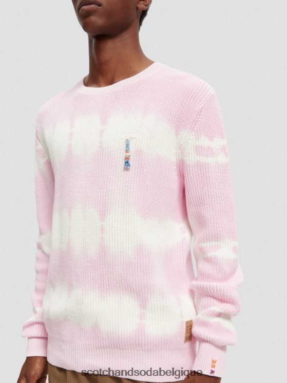 vêtements Scotch & Soda pull biologique tie-dye en grosse maille- Scotch and Soda parfum combo b 6BZRBF646
