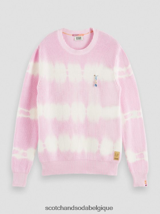 vêtements Scotch & Soda pull biologique tie-dye en grosse maille- Scotch and Soda parfum combo b 6BZRBF646