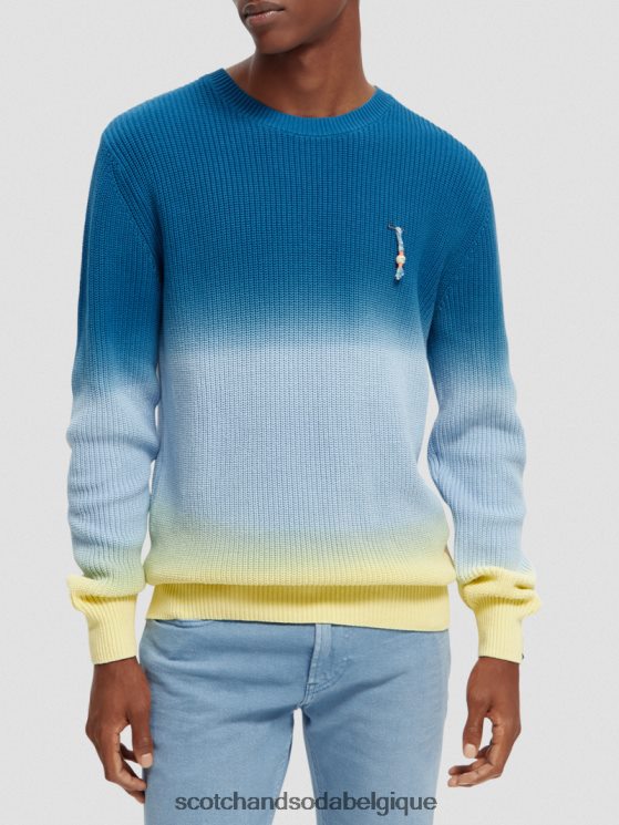 vêtements Scotch & Soda pull biologique tie-dye en grosse maille- Scotch and Soda shop near me combo d 6BZRBF648