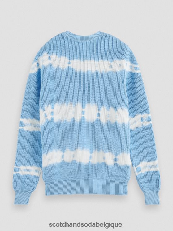 vêtements Scotch & Soda pull biologique tie-dye en grosse maille- Scotch and Soda shop online combiner un 6BZRBF647