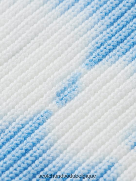 vêtements Scotch & Soda pull biologique tie-dye en grosse maille- Scotch and Soda shop online combiner un 6BZRBF647