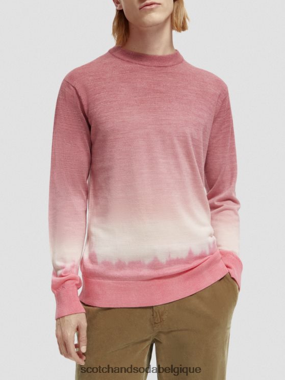 vêtements Scotch & Soda pull en laine mélangée à effet tie-dye dégradé- Scotch and Soda Bruxelles combo b 6BZRBF642