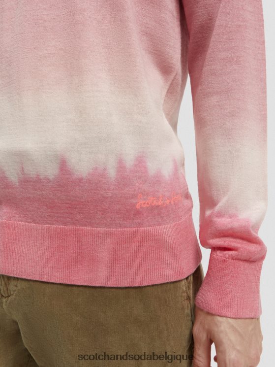 vêtements Scotch & Soda pull en laine mélangée à effet tie-dye dégradé- Scotch and Soda Bruxelles combo b 6BZRBF642