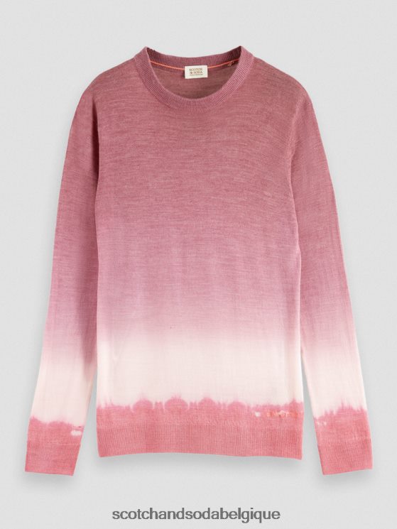 vêtements Scotch & Soda pull en laine mélangée à effet tie-dye dégradé- Scotch and Soda Bruxelles combo b 6BZRBF642