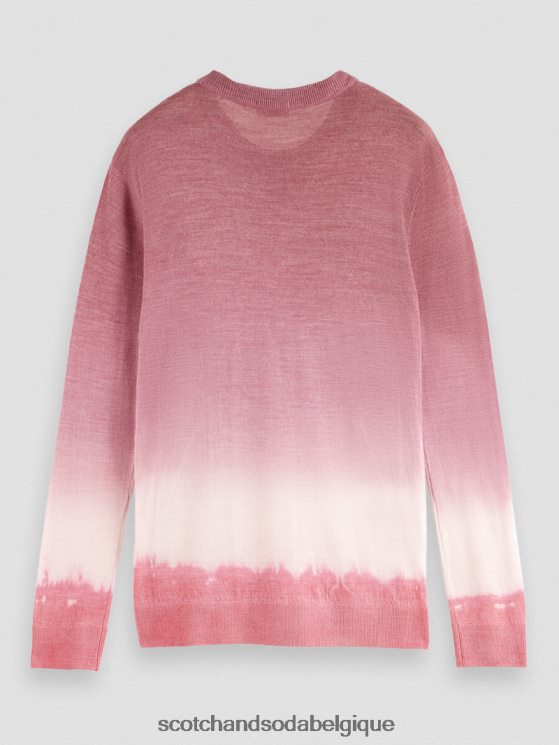 vêtements Scotch & Soda pull en laine mélangée à effet tie-dye dégradé- Scotch and Soda Bruxelles combo b 6BZRBF642