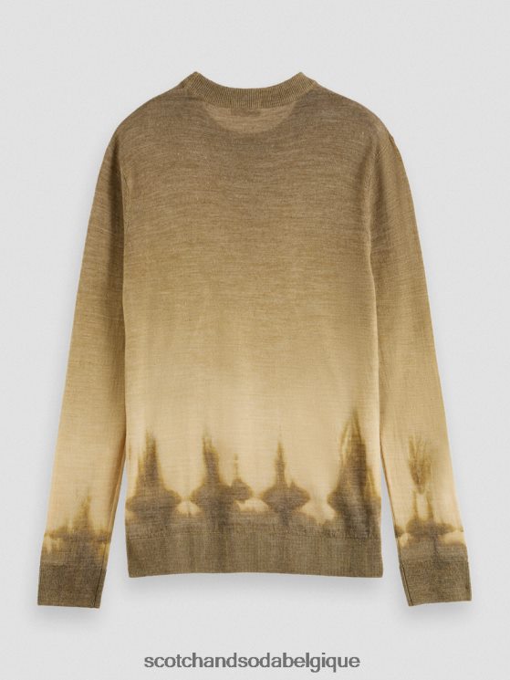 vêtements Scotch & Soda pull en laine mélangée à effet tie-dye dégradé- Scotch and Soda Namur combinaison c 6BZRBF643