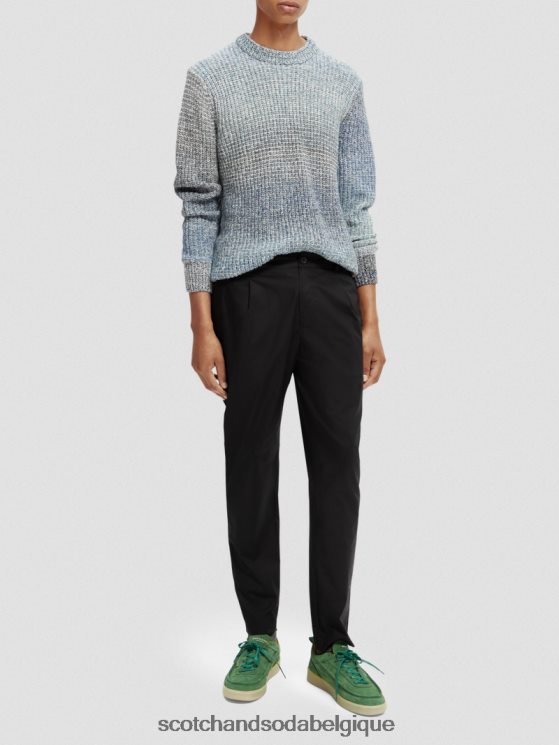vêtements Scotch & Soda pull en maille côtelée dégradée- Scotch and Soda Bruxelles combiner un 6BZRBF633