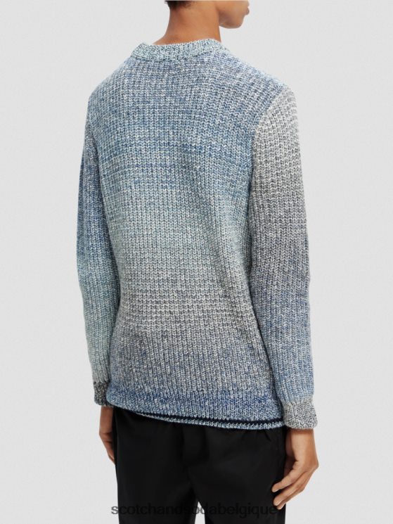 vêtements Scotch & Soda pull en maille côtelée dégradée- Scotch and Soda Bruxelles combiner un 6BZRBF633