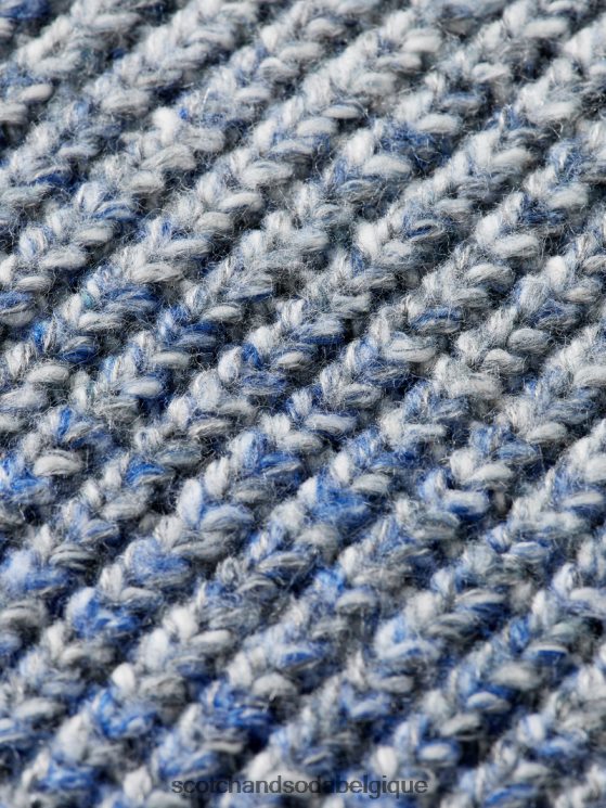 vêtements Scotch & Soda pull en maille côtelée dégradée- Scotch and Soda Bruxelles combiner un 6BZRBF633