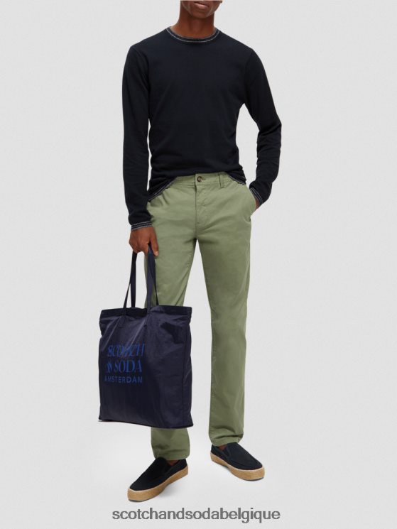 vêtements Scotch & Soda pull à finitions contrastantes- Scotch and Soda Liﾨﾨge marine 6BZRBF654