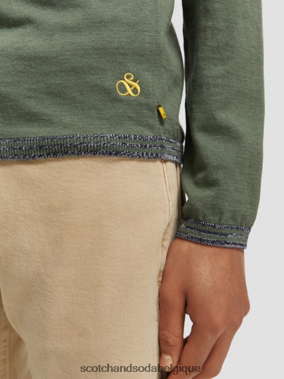 vêtements Scotch & Soda pull à finitions contrastantes- Scotch and Soda femme armée 6BZRBF653