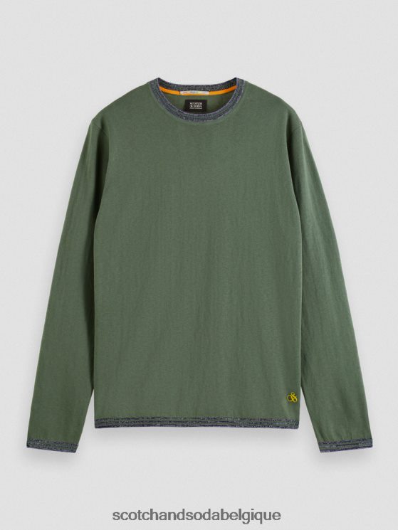vêtements Scotch & Soda pull à finitions contrastantes- Scotch and Soda femme armée 6BZRBF653