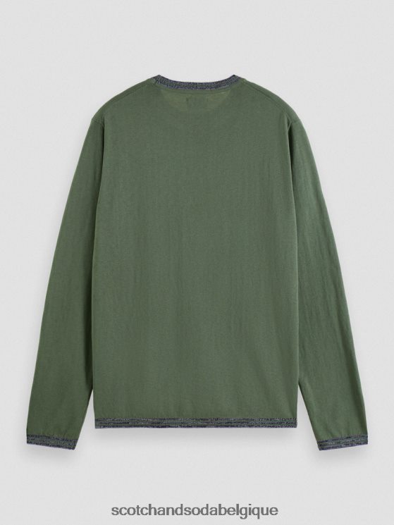 vêtements Scotch & Soda pull à finitions contrastantes- Scotch and Soda femme armée 6BZRBF653