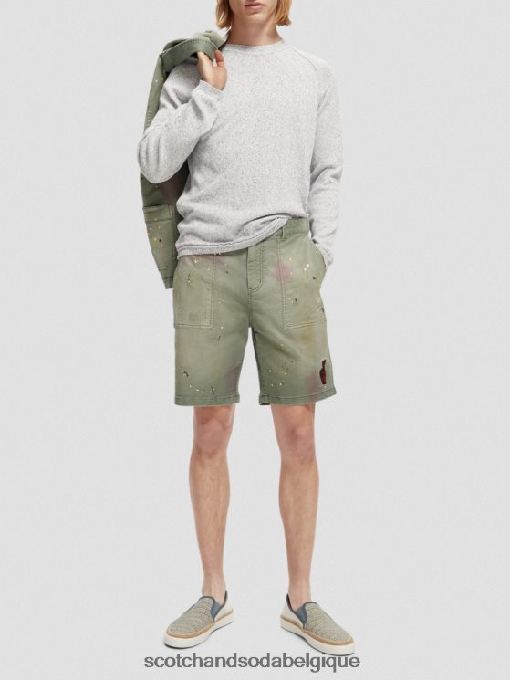 vêtements Scotch & Soda pull raglan- Scotch and Soda Bruxelles mélange bleu riviera 6BZRBF660