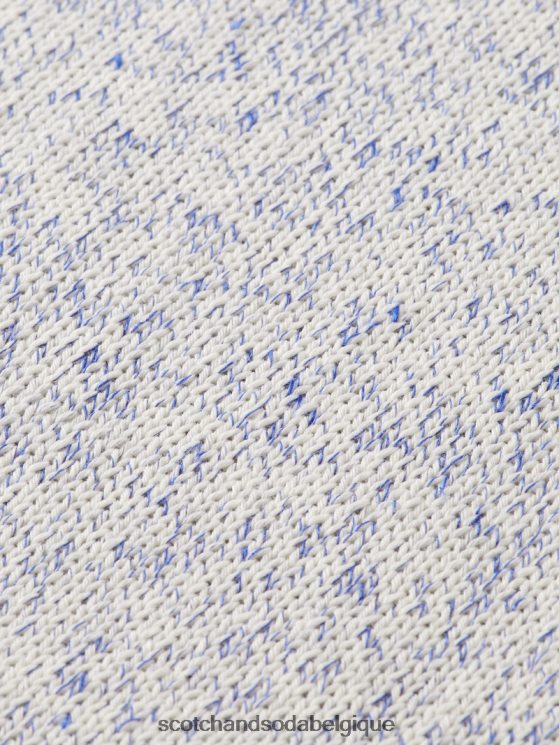 vêtements Scotch & Soda pull raglan- Scotch and Soda Bruxelles mélange bleu riviera 6BZRBF660
