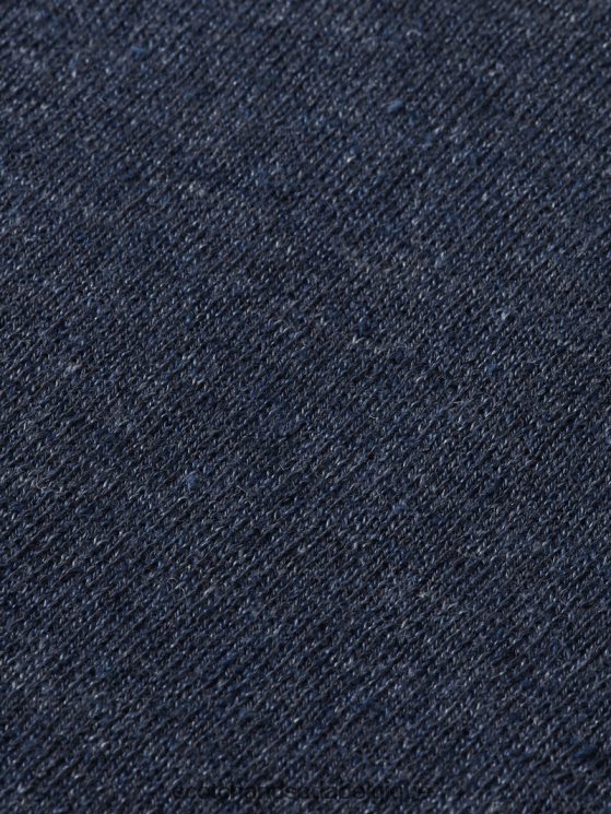 vêtements Scotch & Soda pull ras du cou en lin mélangé- Scotch and Soda Bruxelles mélange marine 6BZRBF651