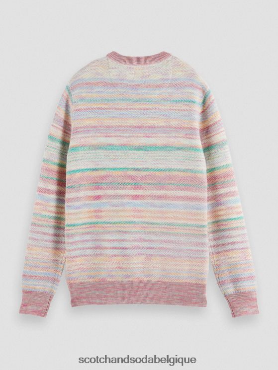 vêtements Scotch & Soda pull rayé en maille- Scotch and Soda Namur combiner un 6BZRBF634