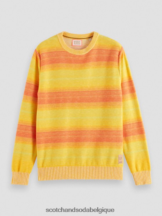 vêtements Scotch & Soda pull à rayures dégradées- Scotch and Soda Liﾨﾨge multi-rayures 6BZRBF645
