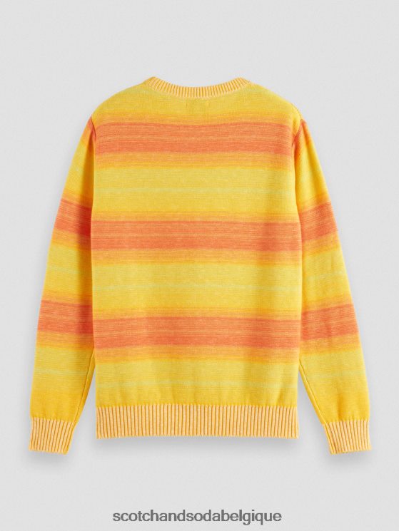 vêtements Scotch & Soda pull à rayures dégradées- Scotch and Soda Liﾨﾨge multi-rayures 6BZRBF645