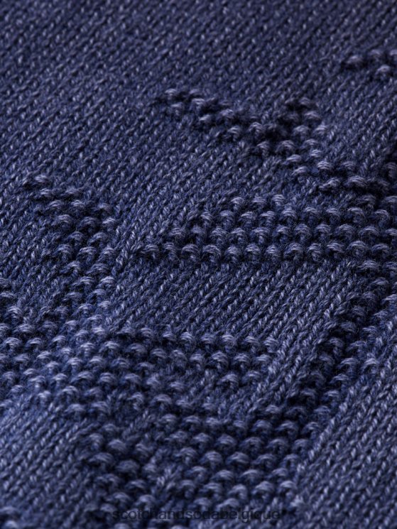 vêtements Scotch & Soda pull tissé en jacquard teint en pièce- Scotch and Soda Liﾨﾨge combiner un 6BZRBF636