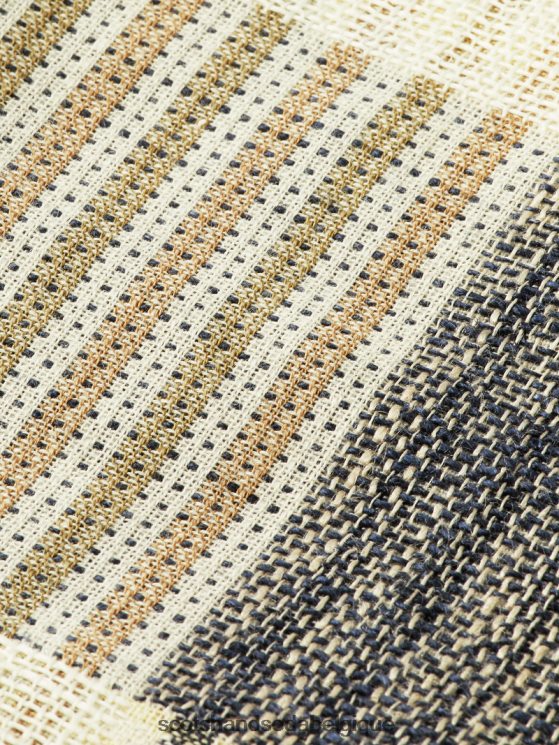 vêtements Scotch & Soda The Twilt - Short décontracté à carreaux plissés- Scotch and Soda Liﾨﾨge chèque bleu 6BZRBF609