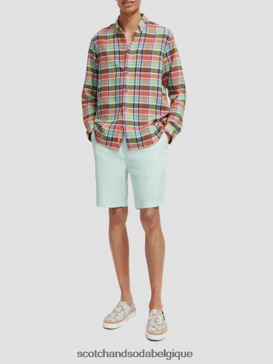 vêtements Scotch & Soda le bermuda en lin mélangé préféré- Scotch and Soda outlet baie 6BZRBF604