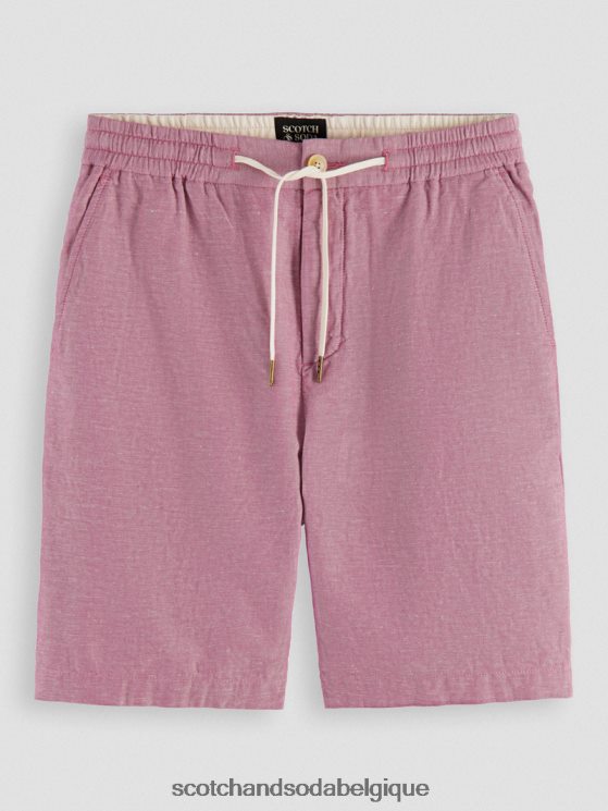 vêtements Scotch & Soda le bermuda en lin mélangé préféré- Scotch and Soda parfum jonquille 6BZRBF601