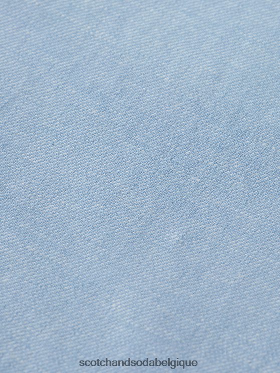 vêtements Scotch & Soda le bermuda en lin mélangé préféré- Scotch and Soda shop near me ciel 6BZRBF603