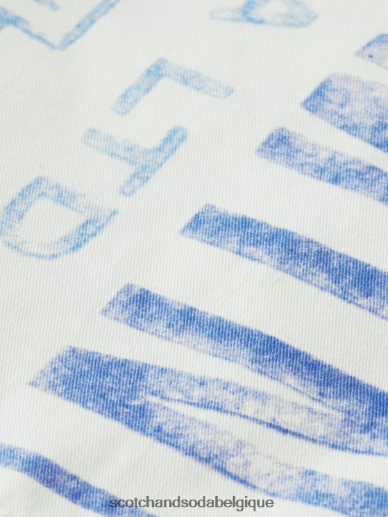 vêtements Scotch & Soda le bermuda imprimé préféré- Scotch and Soda Liﾨﾨge impression de timbre 6BZRBF618