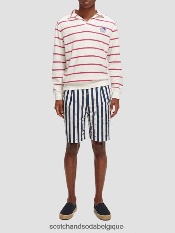 vêtements Scotch & Soda le bermuda rayé blake- Scotch and Soda shop near me mini-tennis 6BZRBF612