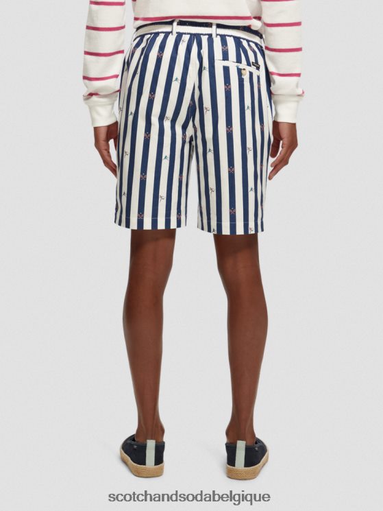 vêtements Scotch & Soda le bermuda rayé blake- Scotch and Soda shop near me mini-tennis 6BZRBF612