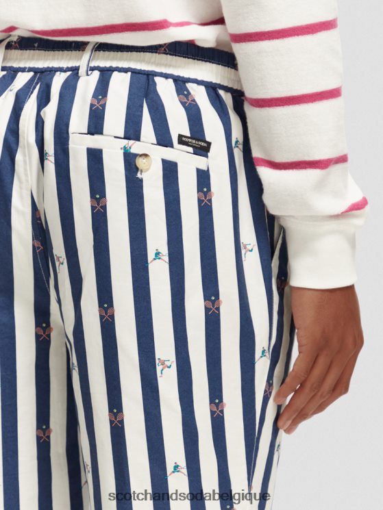 vêtements Scotch & Soda le bermuda rayé blake- Scotch and Soda shop near me mini-tennis 6BZRBF612