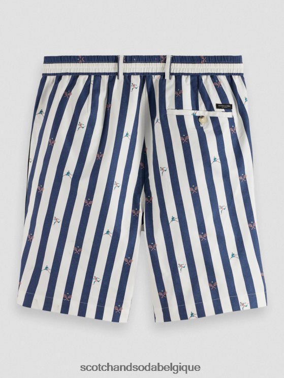 vêtements Scotch & Soda le bermuda rayé blake- Scotch and Soda shop near me mini-tennis 6BZRBF612