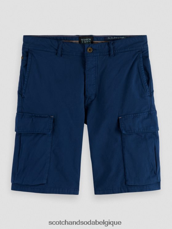 vêtements Scotch & Soda short cargo coupe décontractée- Scotch and Soda shop online marin 6BZRBF620