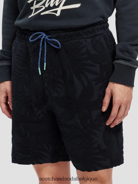 vêtements Scotch & Soda short en jacquard imprimé- Scotch and Soda Namur marine 6BZRBF607