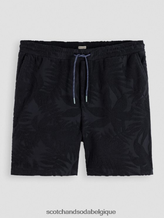 vêtements Scotch & Soda short en jacquard imprimé- Scotch and Soda Namur marine 6BZRBF607