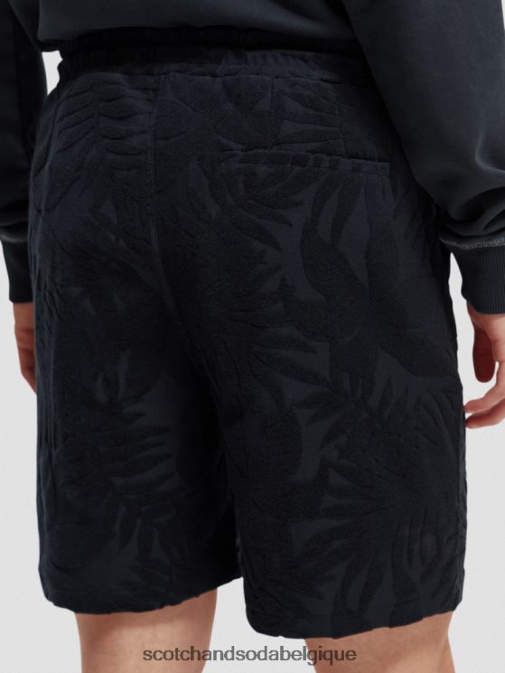 vêtements Scotch & Soda short en jacquard imprimé- Scotch and Soda Namur marine 6BZRBF607