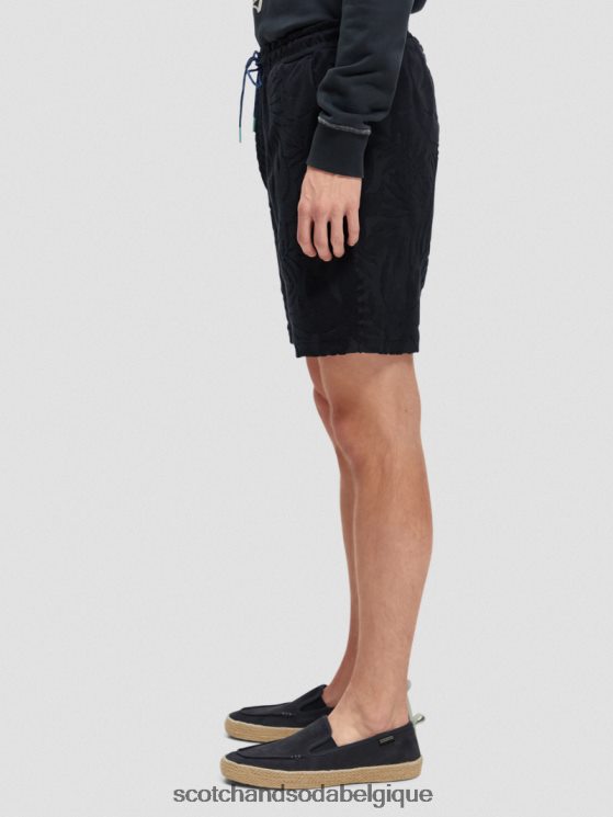 vêtements Scotch & Soda short en jacquard imprimé- Scotch and Soda Namur marine 6BZRBF607