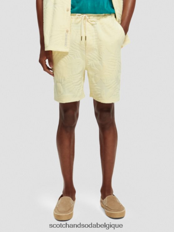 vêtements Scotch & Soda short en jacquard imprimé- Scotch and Soda femme banane 6BZRBF608