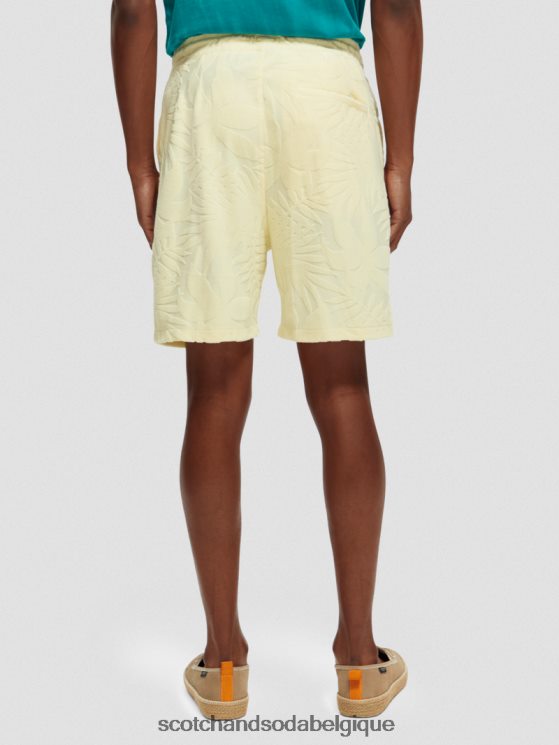 vêtements Scotch & Soda short en jacquard imprimé- Scotch and Soda femme banane 6BZRBF608