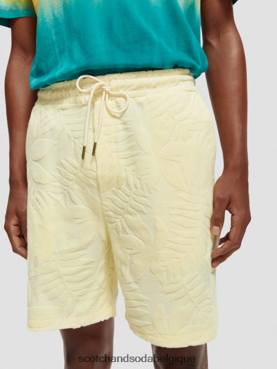 vêtements Scotch & Soda short en jacquard imprimé- Scotch and Soda femme banane 6BZRBF608