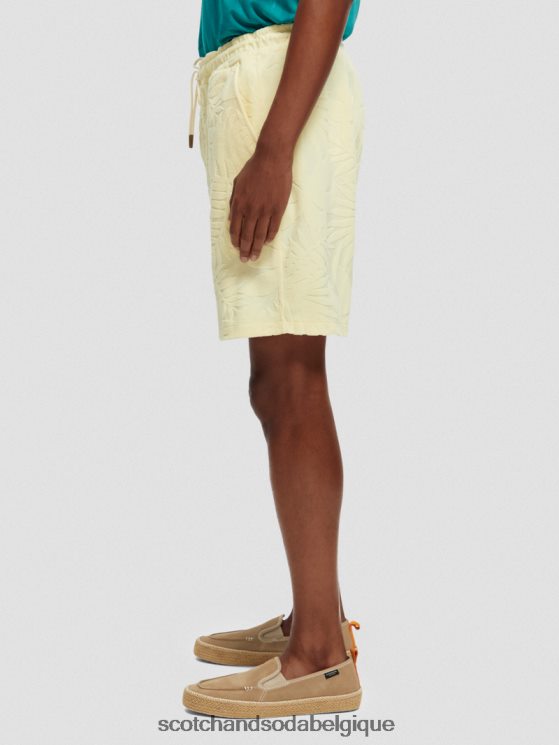 vêtements Scotch & Soda short en jacquard imprimé- Scotch and Soda femme banane 6BZRBF608
